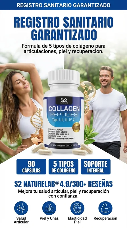 S2– Collagen Peptides (colágeno en cápsu